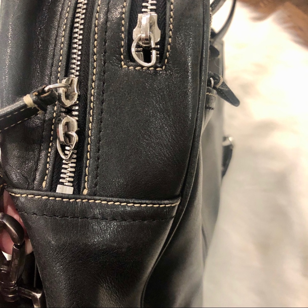 Coach 100% Leather Briefcase/Laptop Bag/Messenger - Picture 6 of 8